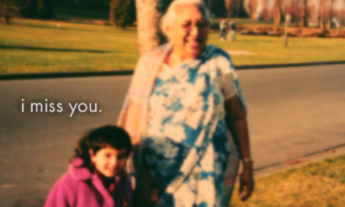 I miss you, Nani.