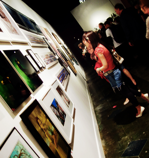 The Cheaper Show art on walls