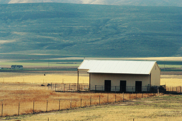 Farm house in the middle of nowhere